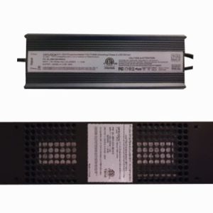 DL010-024-60VD: Dimmable constant voltage 24V DC LED driver for indoor lighting with 0-10V dimming capability and protection against short circuits, overcurrent, and over-voltage.
