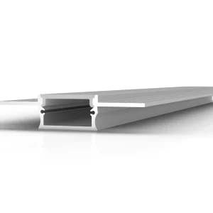 Diffusion SLC-012T, a trimless anodized aluminum LED extrusion with two aluminum endcaps and an opal polycarbonate lens.