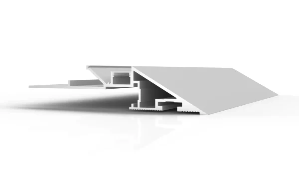 SLC-098KE LED Extrusion Profile - Anodized aluminum knife edge profile for LED lighting