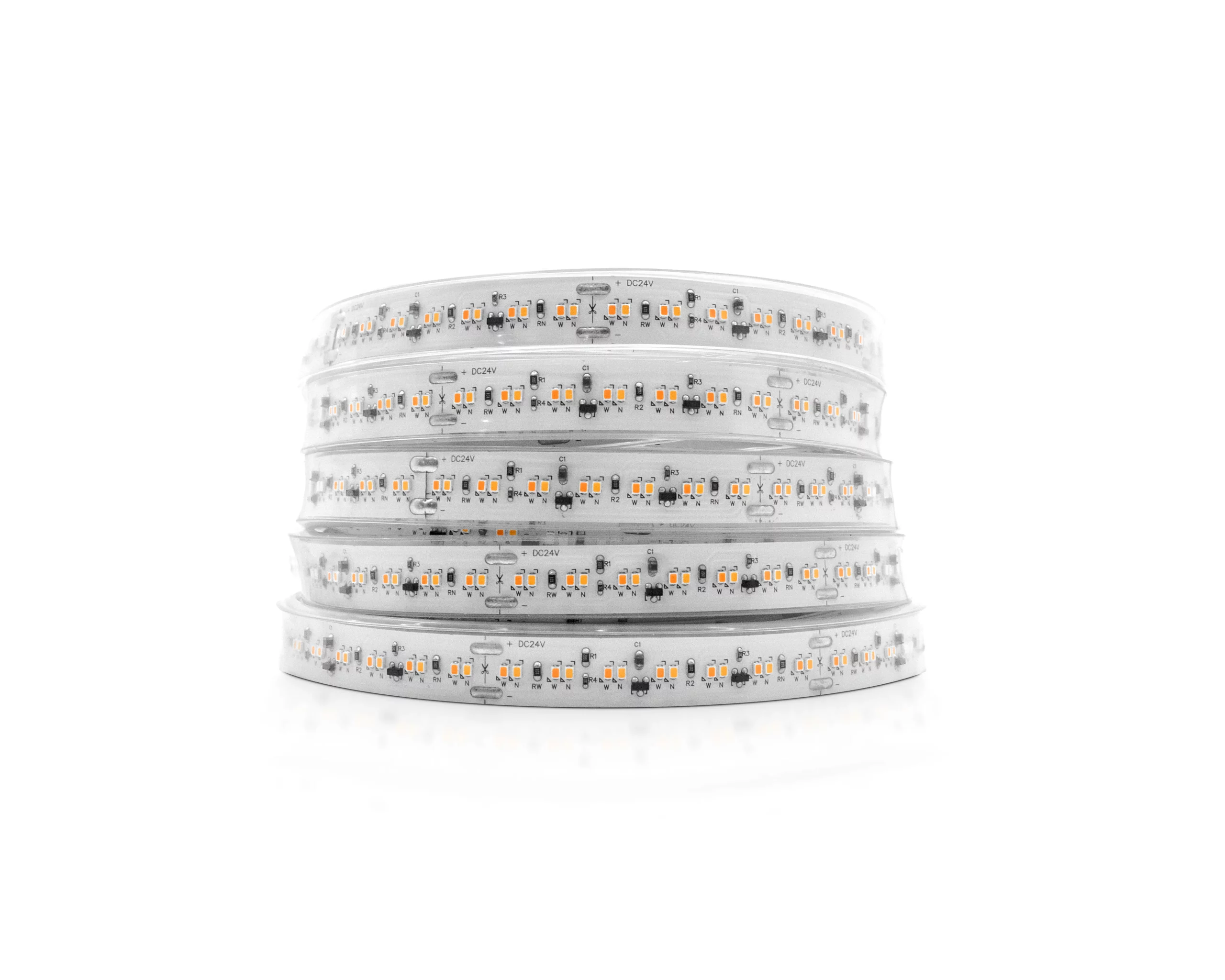 A photo of the SL7.5-DW is a outdoor dim to warm LED strip lighting by Diffusion Lighting
