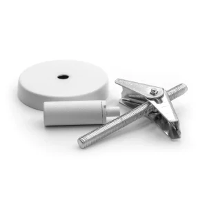 A photo of BF-2-LG (WH/BK/NK) a pendent mount with a butterfly hinge