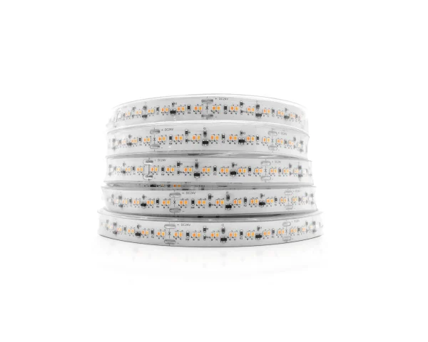 A photo of the SL7.5-DW is a outdoor dim to warm LED strip lighting by Diffusion Lighting