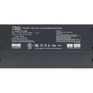 Diffusion DLMULTI-024-300W is a Dimmable LED Driver that works with Forward / Reverse phase, ELV, Triac, or 0-10V Dimmers.
